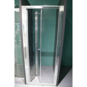Box Doccia con Porta a due ante a soffietto cm 77-85